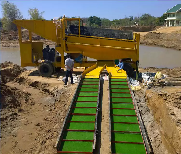 ಪೋರ್ಟಬಲ್ ಮೊಬೈಲ್ ಗೋಲ್ಡ್ ಪ್ಯಾನಿಂಗ್ ಕಾರ್ಟ್